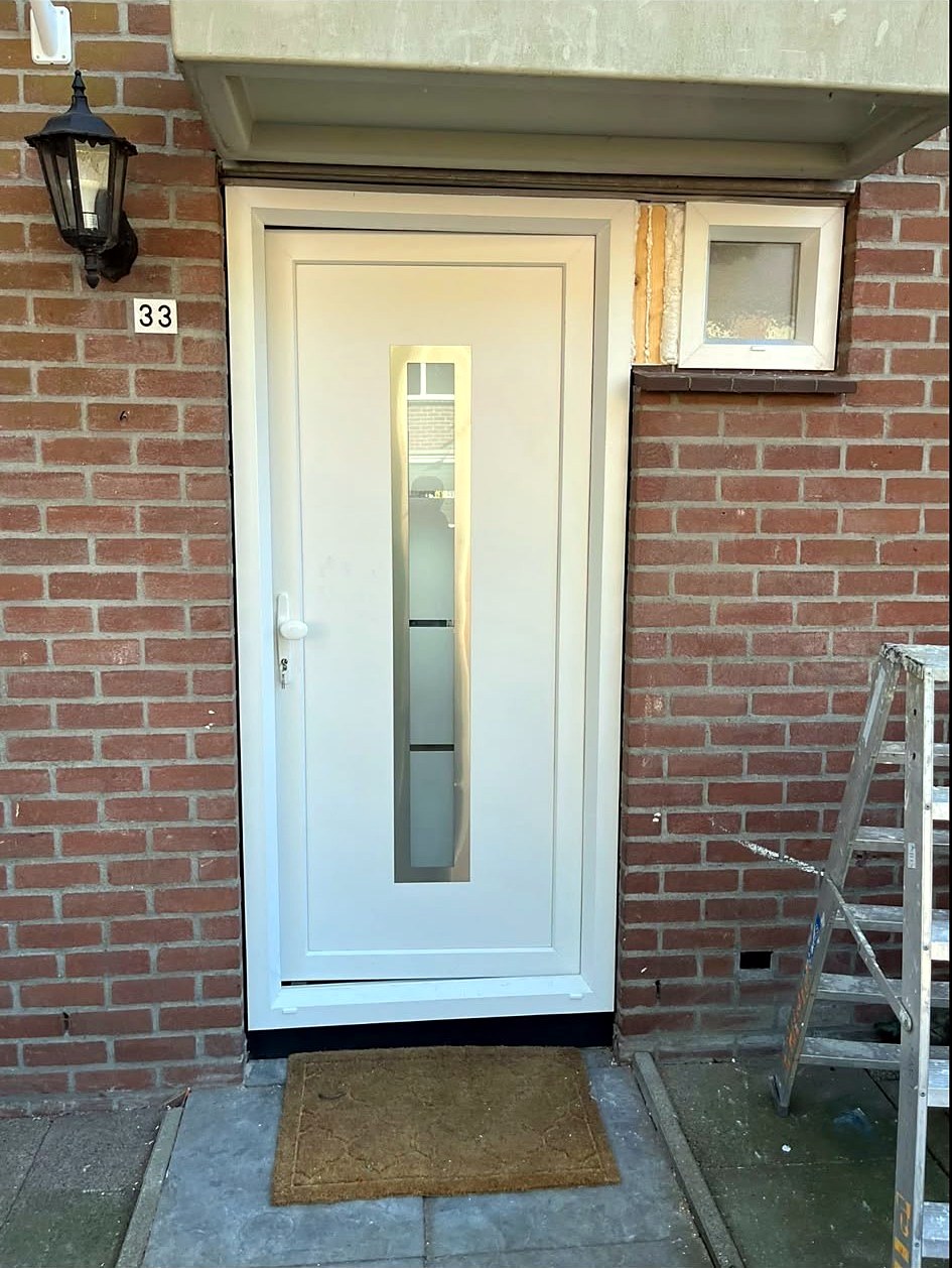 Witte voordeur