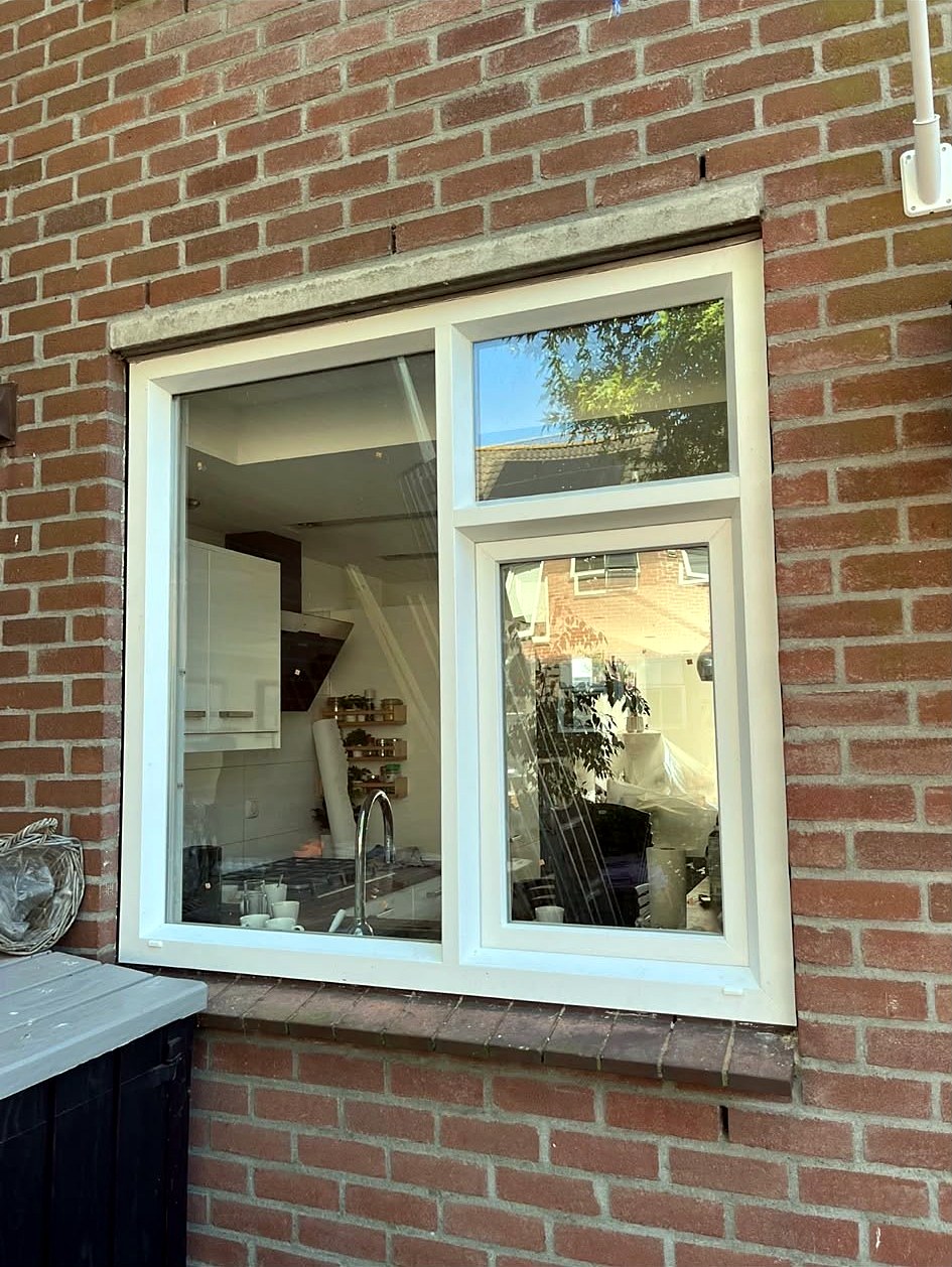 Nieuw keukenraam